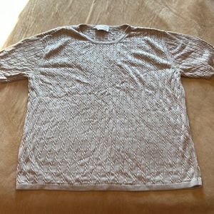 Talbots 100% silk/sour shirt.